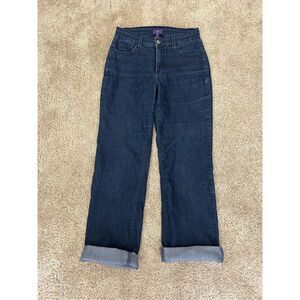 NYDJ Not Your Daughter's Jeans Medium-Wash Denim Jeans Bootcut Boyfriend, Size 4